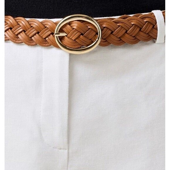 J.CREW Kaya Pant in Stretch Linen Blend Size 10 White NEW Coastal Comfort CI425 - Picture 3 of 14